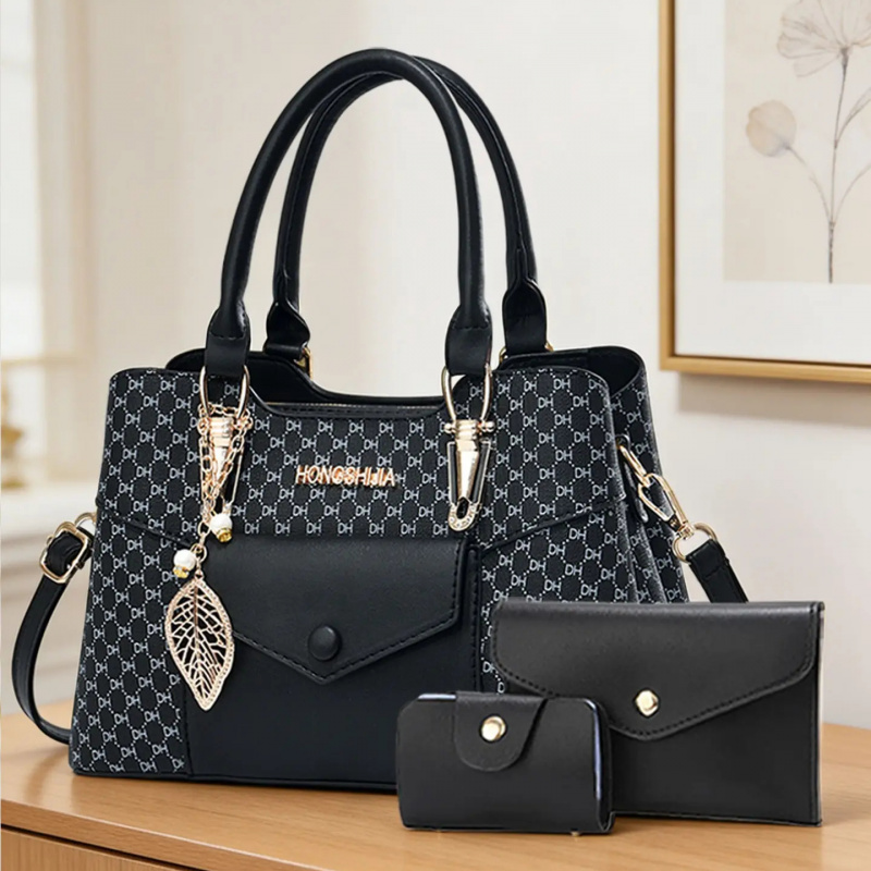Luxurious Bag - Hochwertige, strukturierte Pendler-Tragetaschen mit großem Fassungsvermögen,