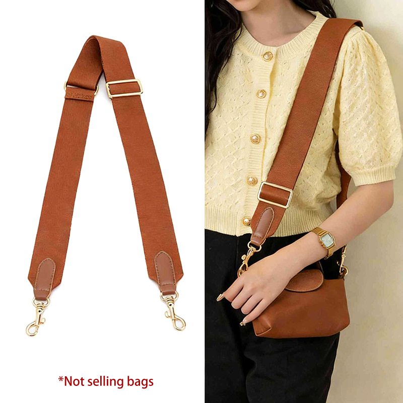 Belt Bag Leather Wide - Einfarbiger Taschengurt, Designer-Taschengurt aus Canvas-Stoff, 5