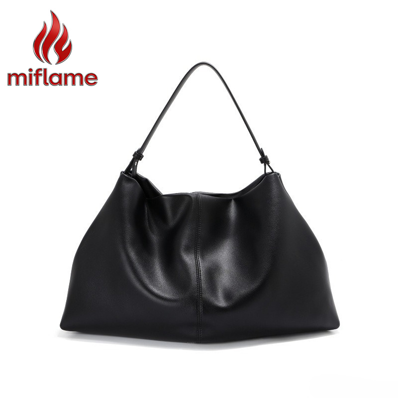 Quiet Luxury Bags Tote - Echte Leder-Schultertasche für Damen, Lässige Weiche