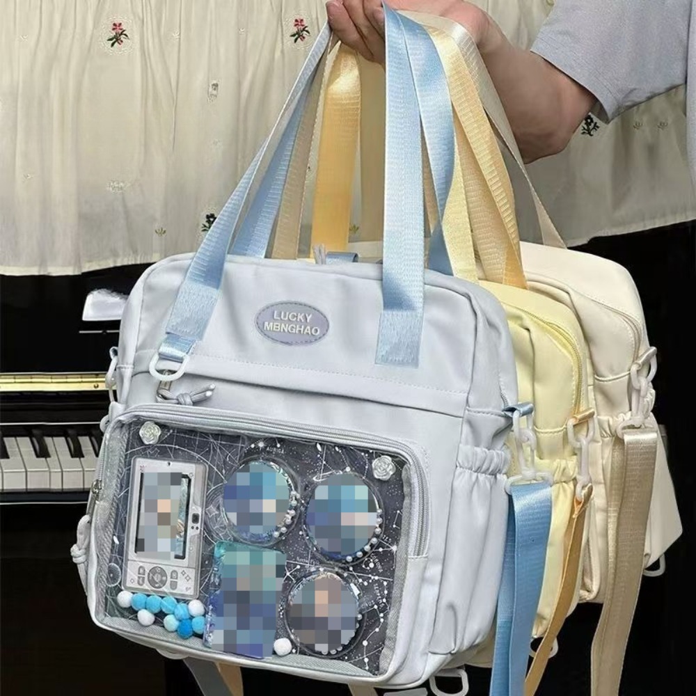 Luxury Bags For School - Y2K japanischer Preppy-Stil Schulter-Crossbody-Tasche, neue Nylon-Schultaschen