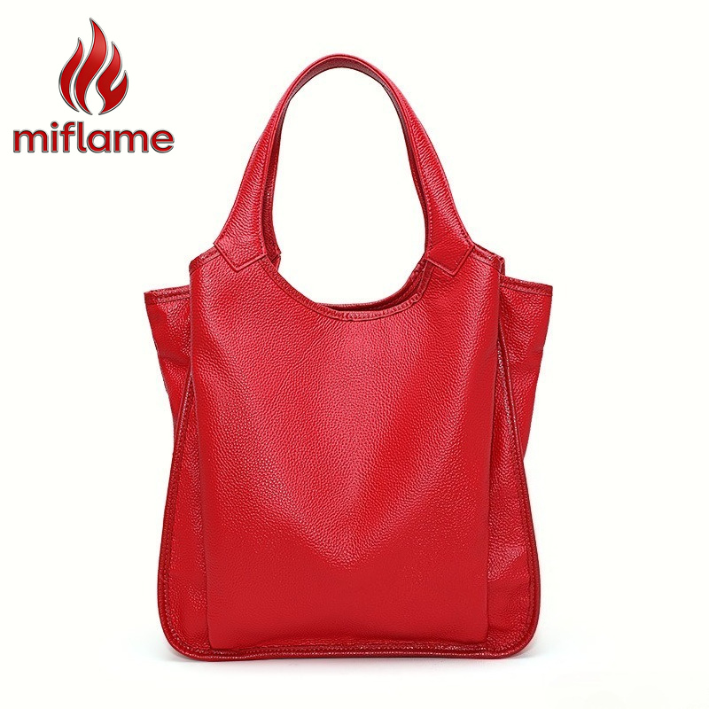 Quiet Luxury Bags Tote - Echte Leder-Schultertasche für Damen Vollnarbenleder Arbeitstasche