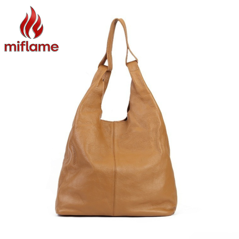 Quiet Luxury Bags Tote - Damen Echtleder Schultertasche, Diskreter Luxus, Vollnarbiges