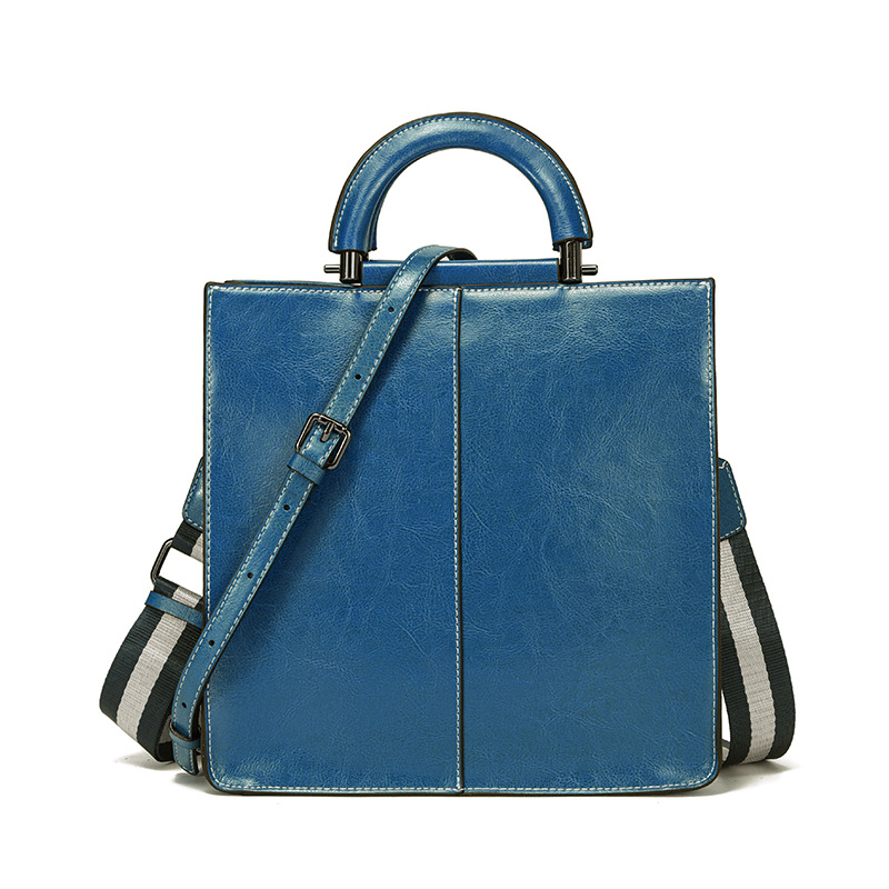 Quiet Luxury Bags Tote - Echte Leder-Tragetasche für Damen, gewachste Ledertasche