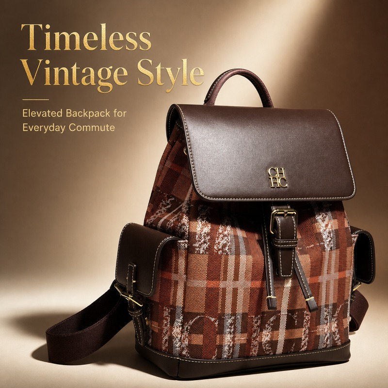 Luxurious Bag - CHHC Modischer Farbblock-Rucksack, vielseitig einsetzbar, im