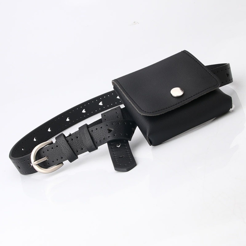 Belt Bag Leather Wide - Neue Damen-Gürteltasche aus PU-Leder, kompakt, leicht,