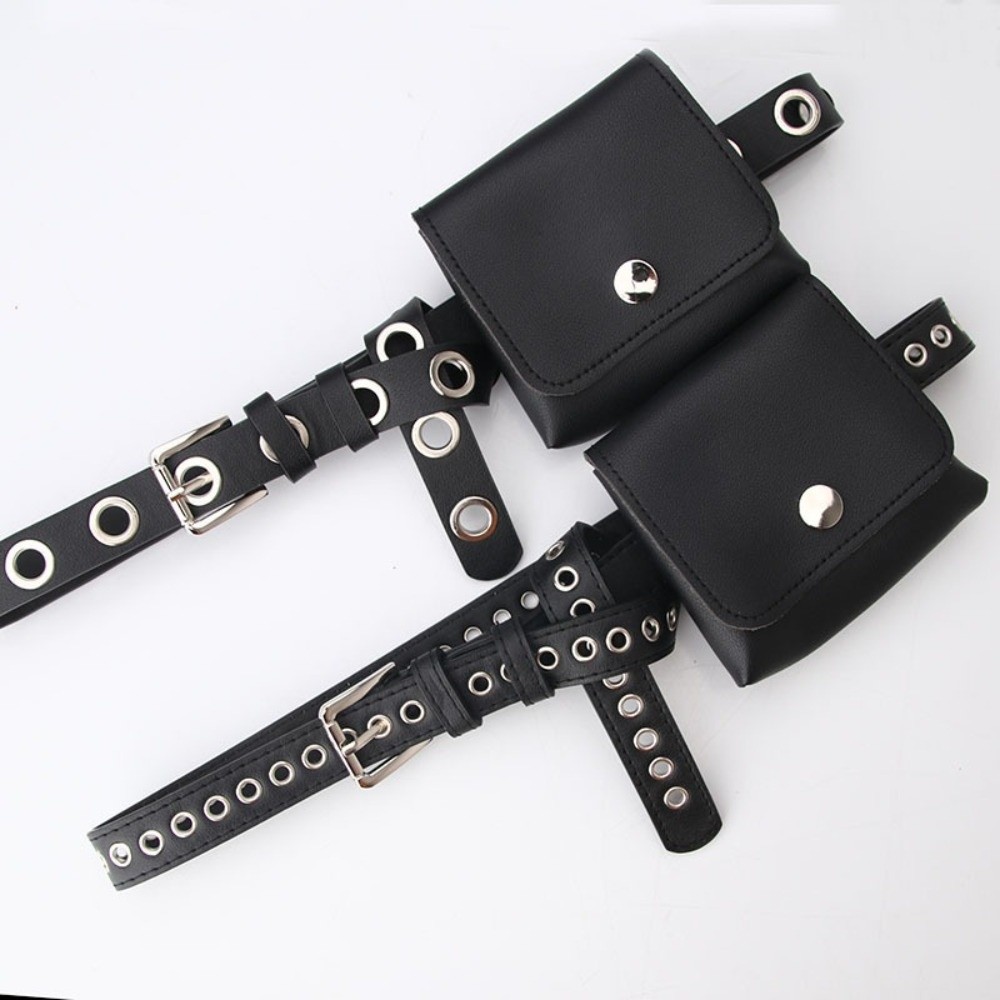 Belt Bag Leather Wide - Neue PU-Leder Damen-Gürteltasche mit Verstellbarem Riemen,