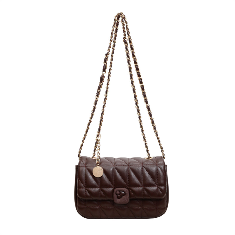 Gesteppte Kleine Quadratische  – Chain Crossbody Quilted Bewertung und Preis