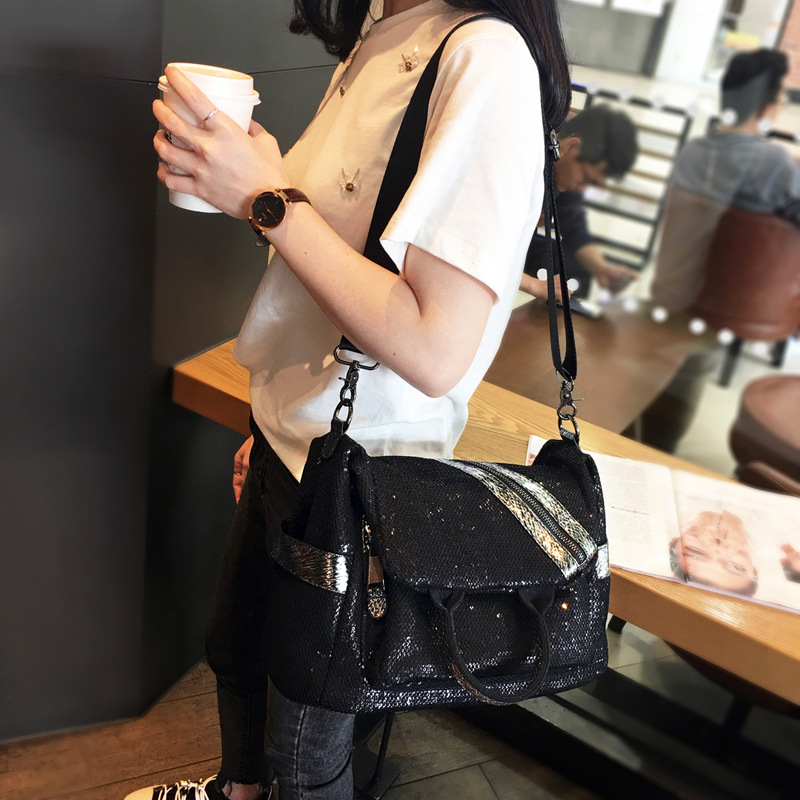 Neue Frauen Nylon Pailletten R – Luxury Bags For School Bewertung und Preis
