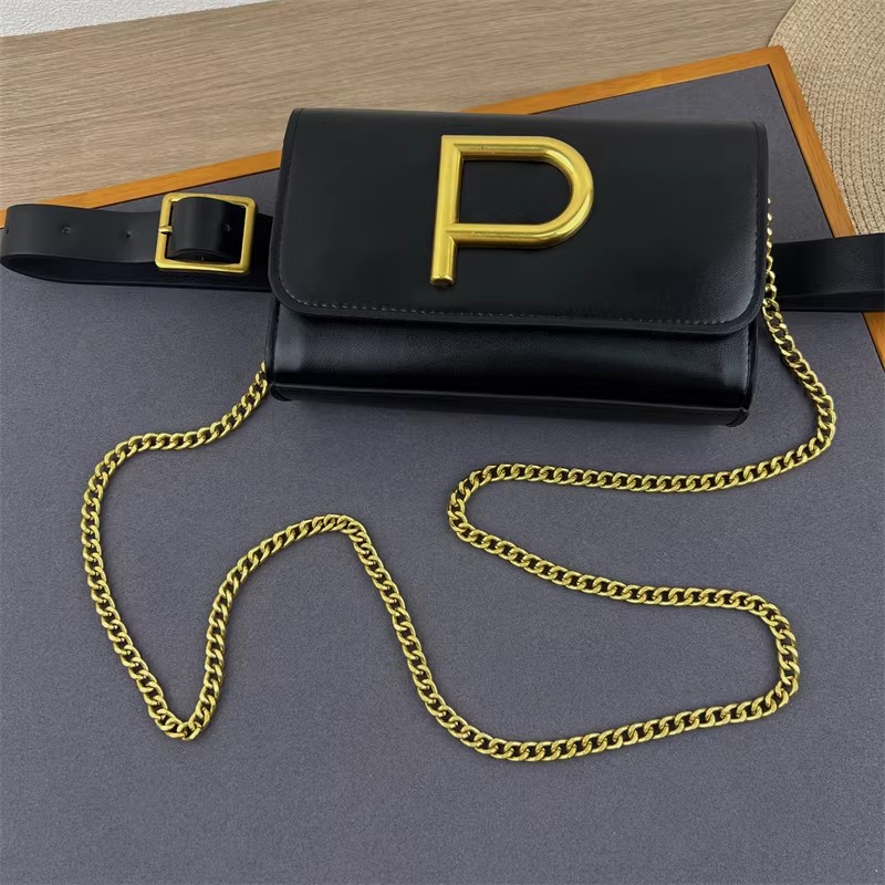 Damen Designer P-Buchstaben PU – Belt Bag Leather Wide Bewertung und Preis