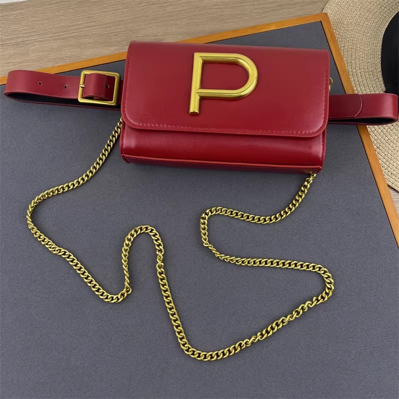 Damen Designer P-Buchstaben PU – Belt Bag Leather Wide Bewertung und Preis