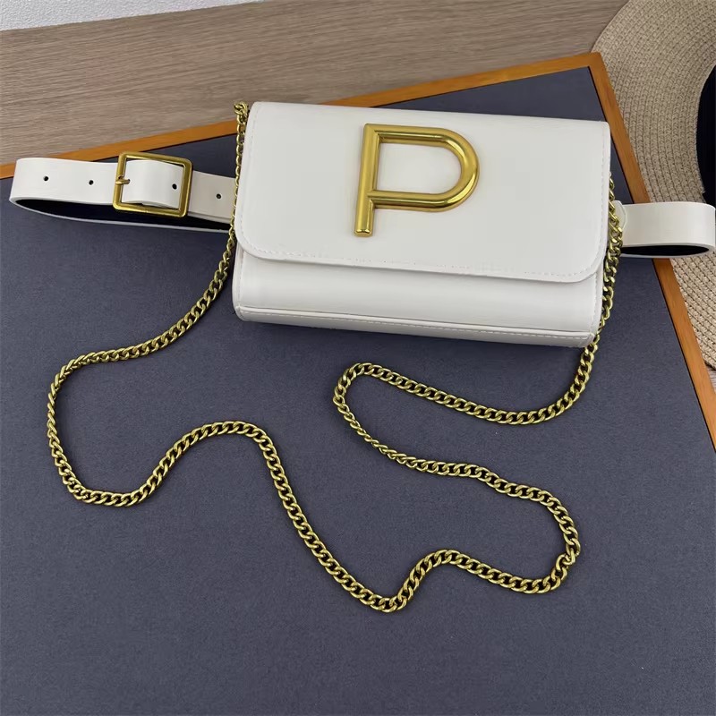 Damen Designer P-Buchstaben PU – Belt Bag Leather Wide Bewertung und Preis