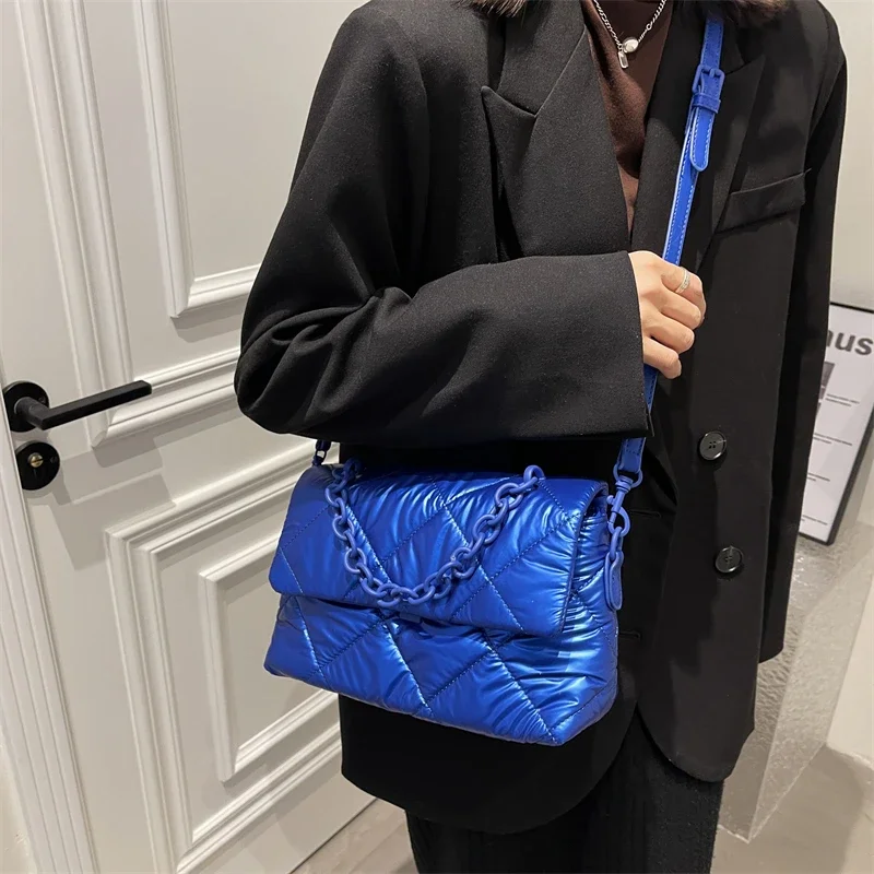 Mode Lingge Acryl Kette Gepols – Chain Crossbody Quilted Bewertung und Preis