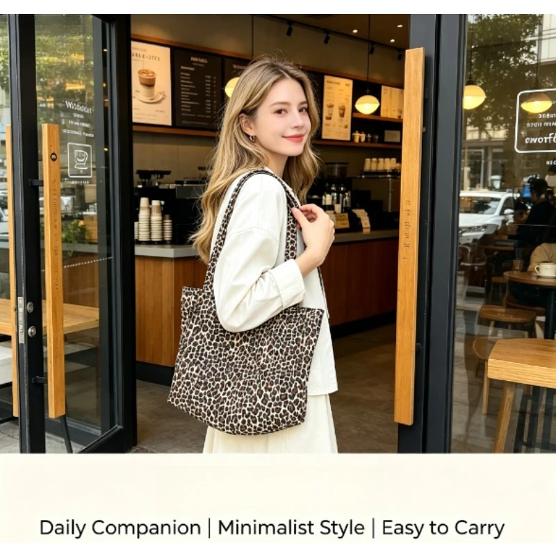 2026 Leopardenmuster Canvas-Tr – Quiet Luxury Bags Tote Bewertung und Preis