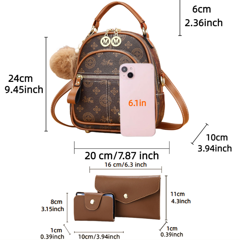 3-teiliges Damen-Taschenset, l – Luxurious Bag Bewertung und Preis