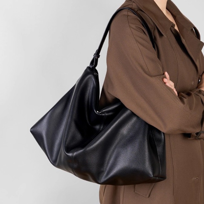 Echte Leder-Schultertasche für – Quiet Luxury Bags Tote Bewertung und Preis