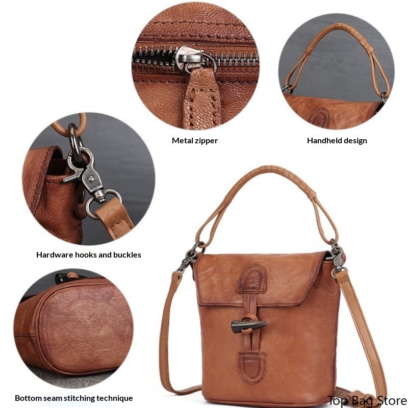 Vintage Bucket Bag für Damen,  – Luxury Bags Everyday Bewertung und Preis