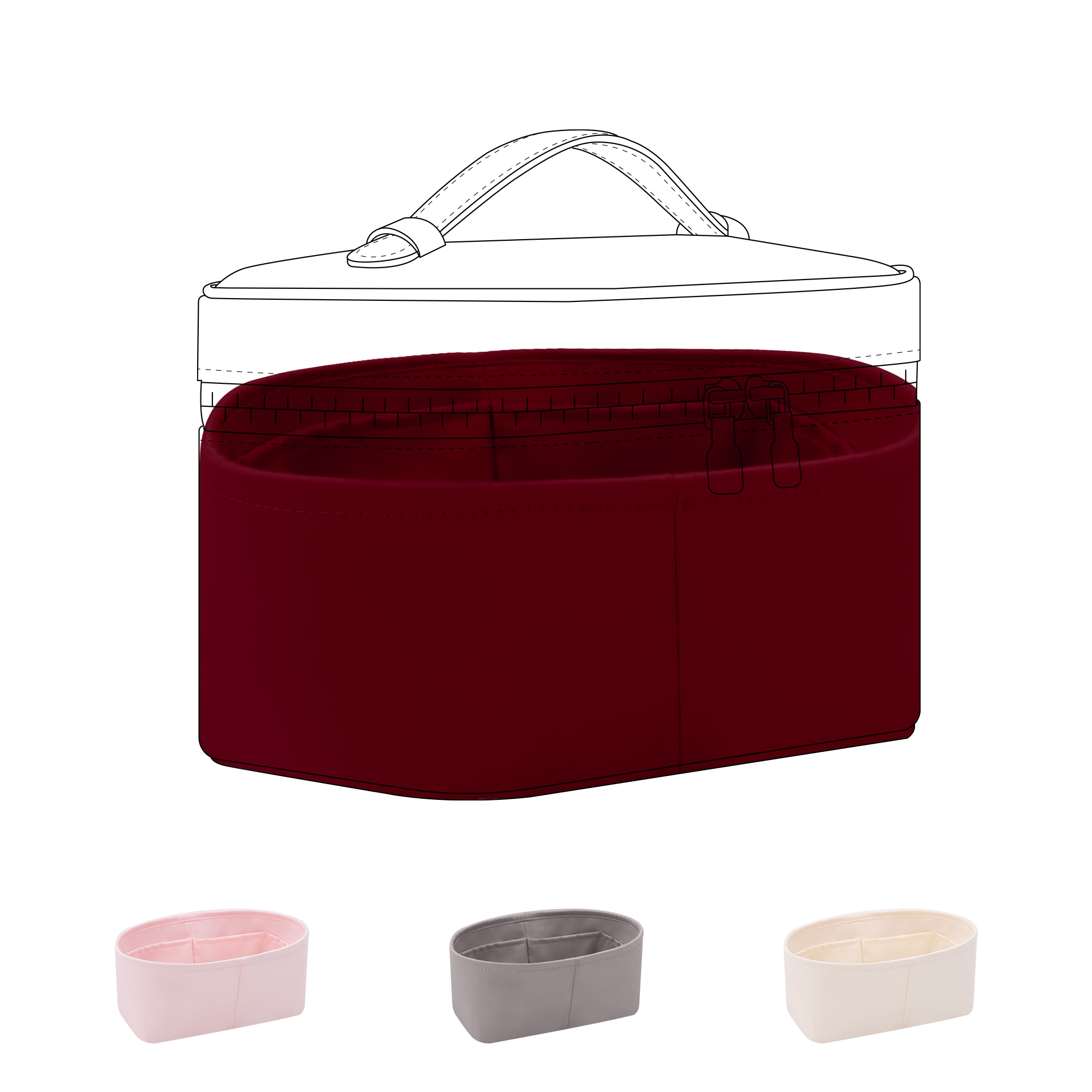 DGAZ Seiden-Taschenorganizer-E – Luxury Bags Lv Bewertung und Preis