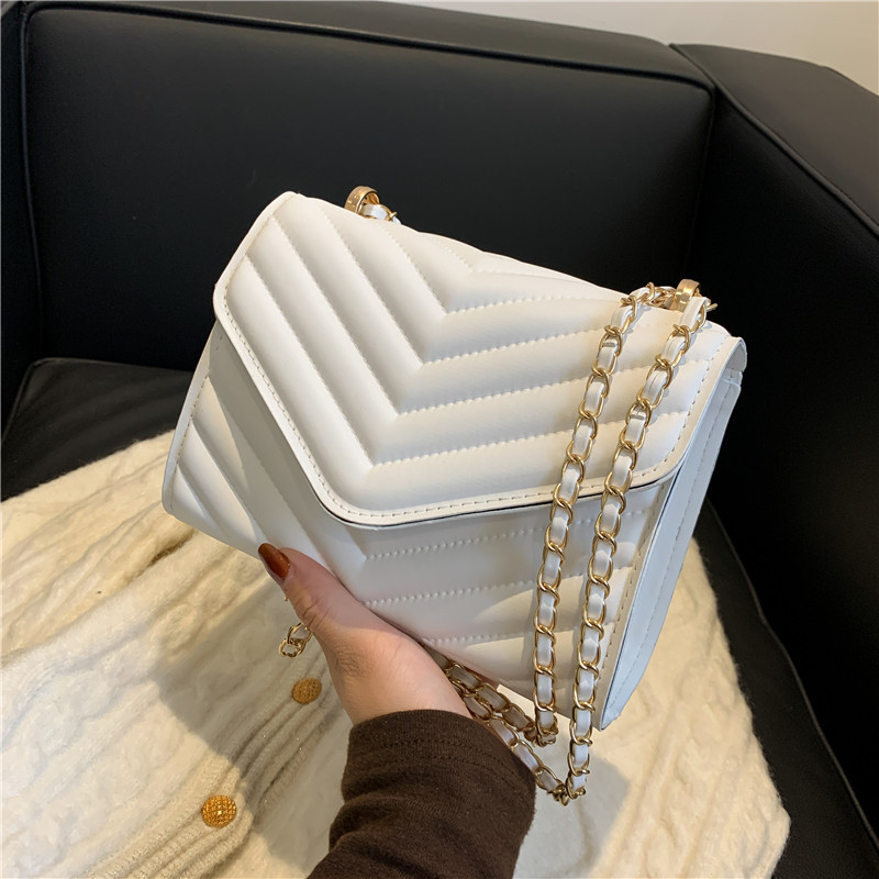 Damen-Umhängetasche mit Chevro – Chain Crossbody Quilted Bewertung und Preis