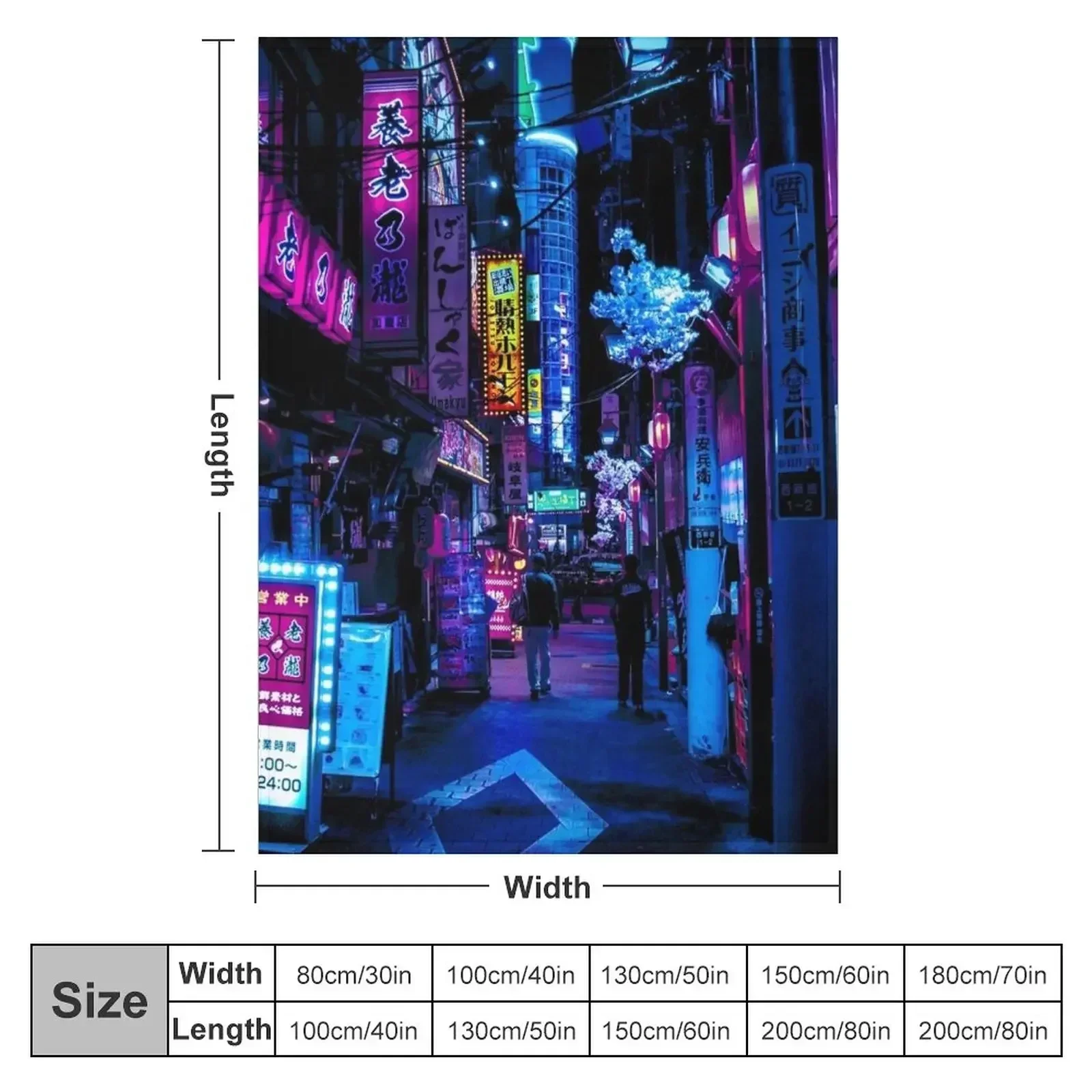Blaue Tokyo Alleys Wohndecke A – Luxury Bags In Tokyo Bewertung und Preis