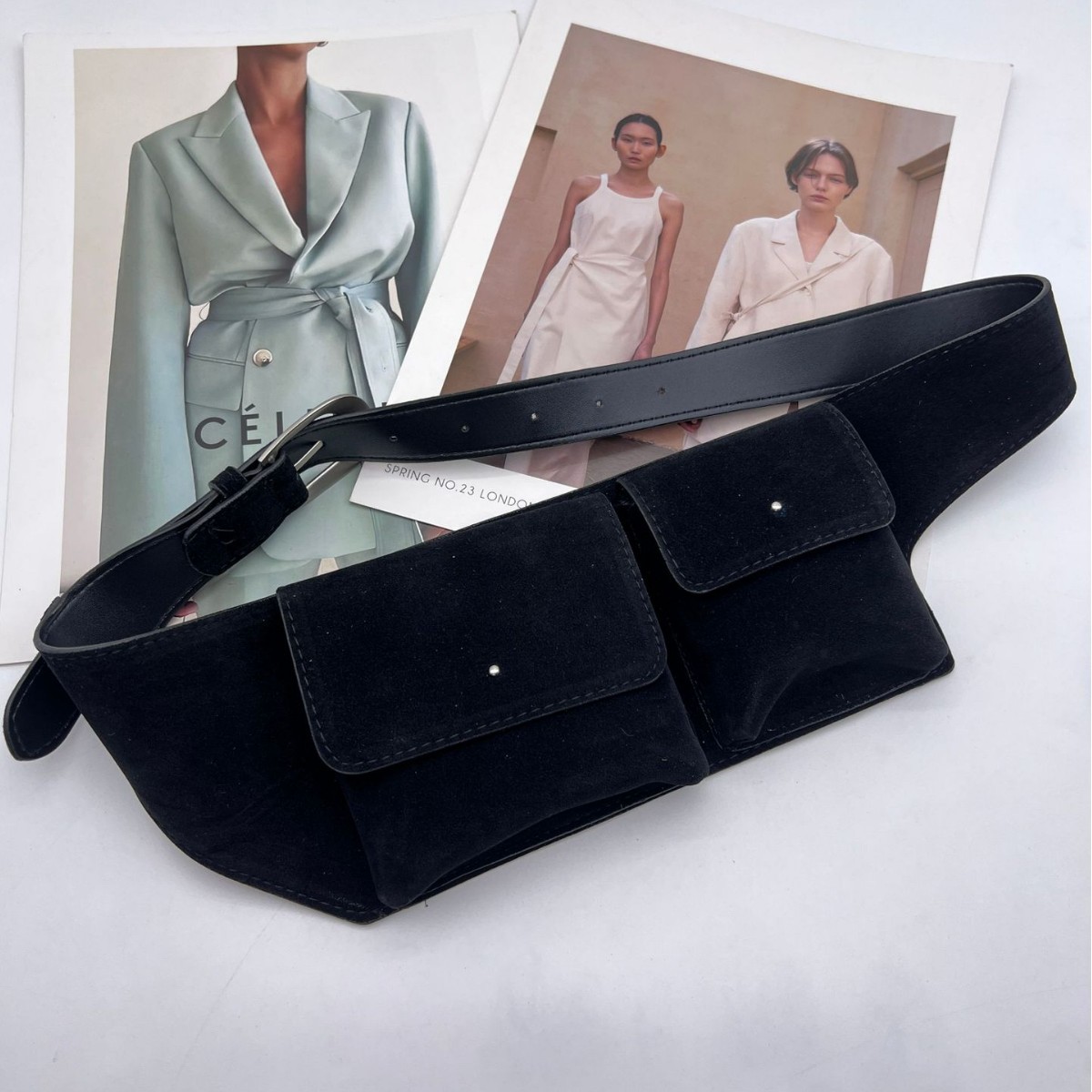 Vintage Wildleder-PU-Leder Hüf – Belt Bag Leather Wide Bewertung und Preis