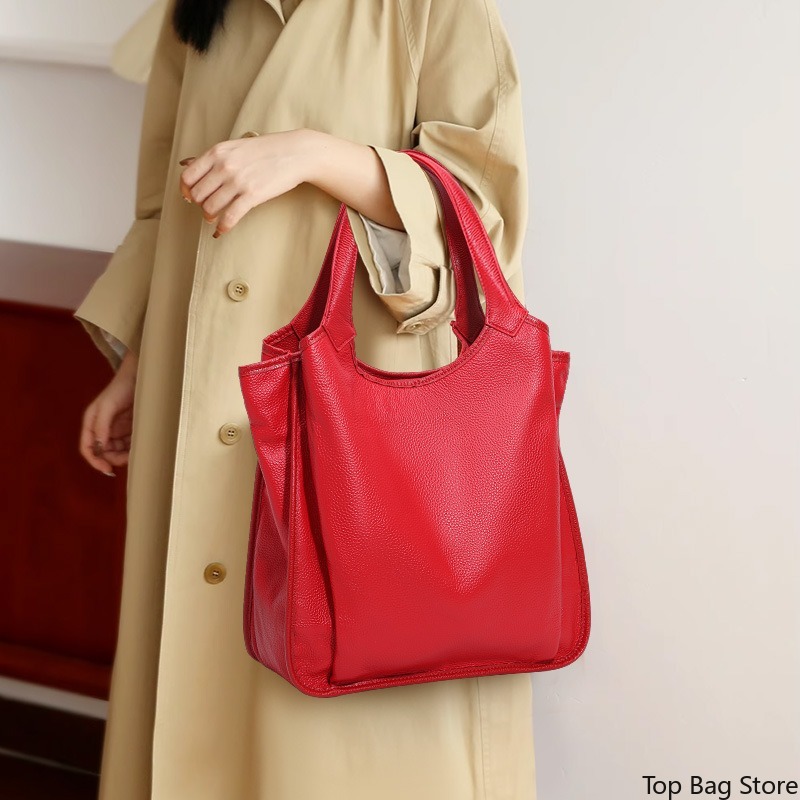 Echte Leder-Schultertasche für – Quiet Luxury Bags Tote Bewertung und Preis