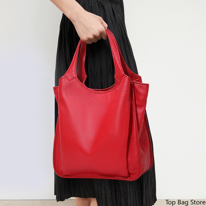 Echte Leder-Schultertasche für – Quiet Luxury Bags Tote Bewertung und Preis