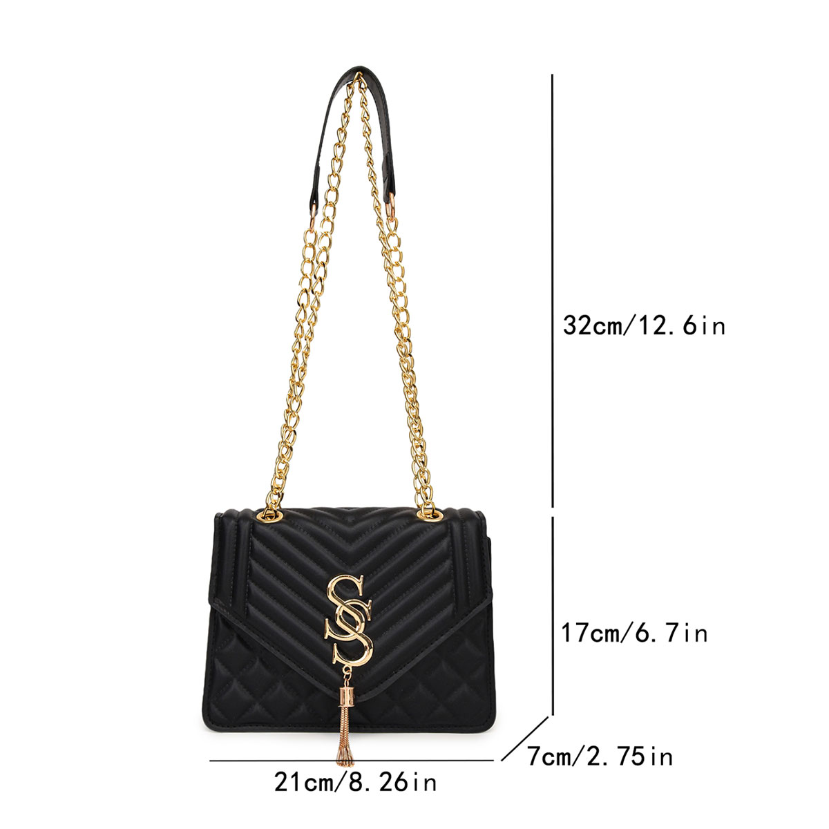 Leichte, luxuriöse, elegante,  – Chain Crossbody Quilted Bewertung und Preis
