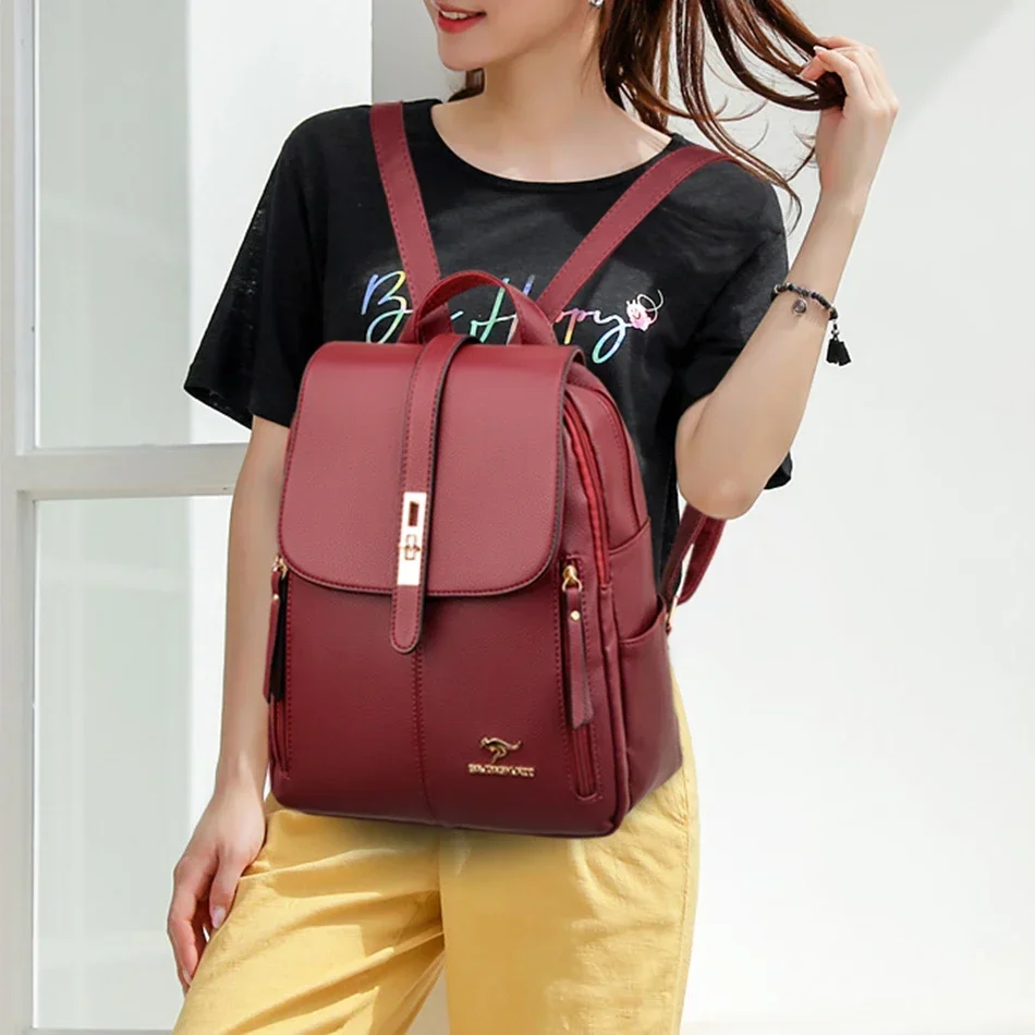 Damen-Rucksack aus Leder mit g – Luxury Bags For School Bewertung und Preis