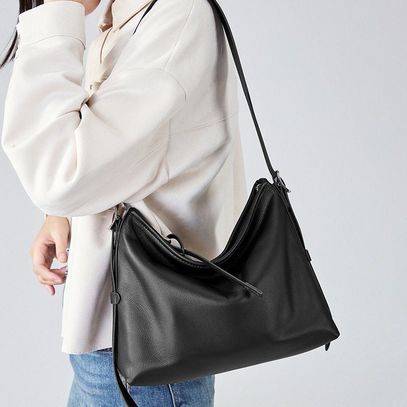 Echte Leder-Schultertasche für – Quiet Luxury Bags Tote Bewertung und Preis