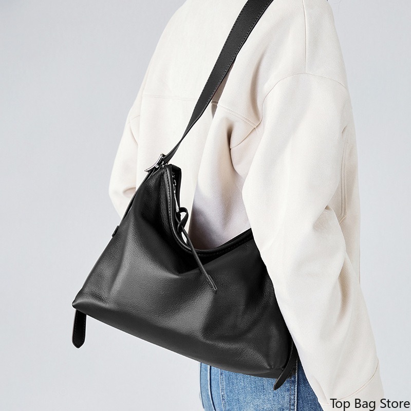 Echte Leder-Schultertasche für – Quiet Luxury Bags Tote Bewertung und Preis