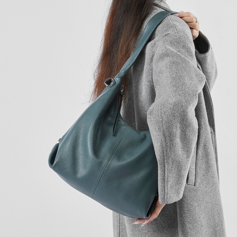 Echte Leder-Schultertasche für – Quiet Luxury Bags Tote Bewertung und Preis