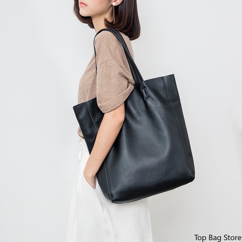 Echte Leder-Schultertasche für – Quiet Luxury Bags Tote Bewertung und Preis