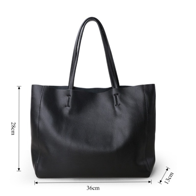 Echte Leder-Schultertasche für – Quiet Luxury Bags Tote Bewertung und Preis