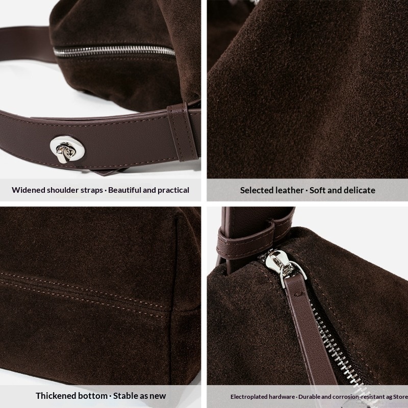 Echte Leder-Schultertasche für – Quiet Luxury Bags Tote Bewertung und Preis