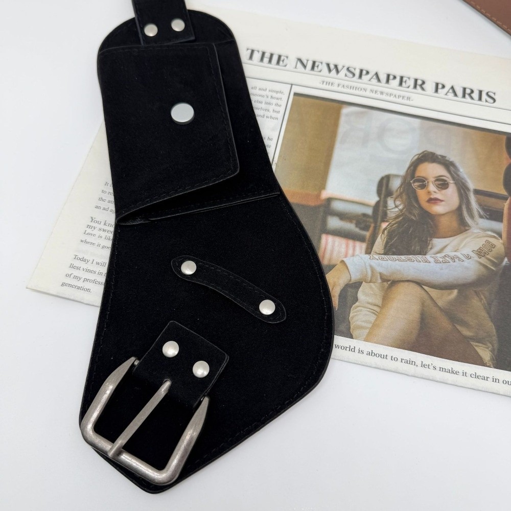 Modischer PU-Gürtel mit Dornsc – Belt Bag Leather Wide Bewertung und Preis